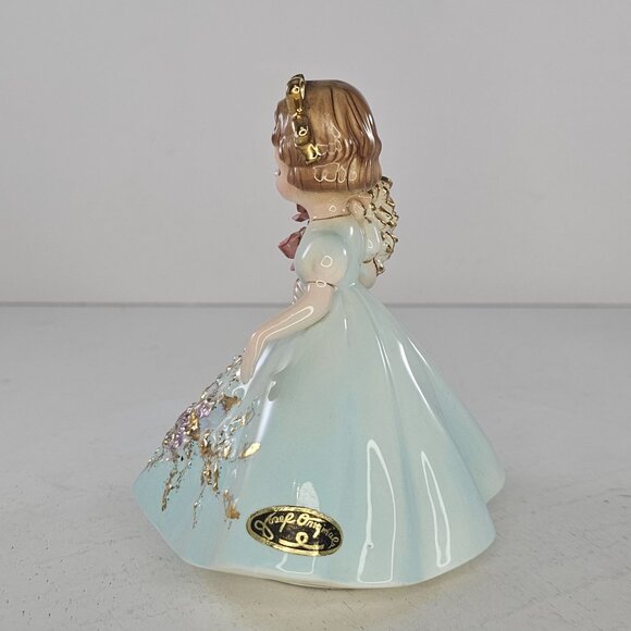 Josef Original Happy Birthday Party Series Karla Figurine Bouquet Roses CHIPS - Picture 5 of 11